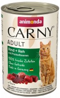 Фото - Корм для кішок Animonda Adult Carny Beef/Venison with Cowberries  400 g 6 pcs