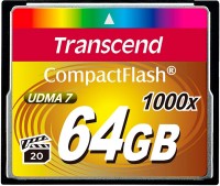 Zdjęcia - Karta pamięci Transcend CompactFlash 1000x 64 GB