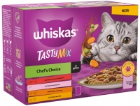 Zdjęcia - Karma dla kotów Whiskas Tasty Mix Chef's Choice in Gravy  96 pcs