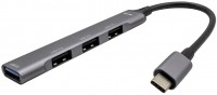 Кардридер / USB-хаб i-Tec USB-C Metal HUB 1x USB 3.0 + 3x USB 2.0 