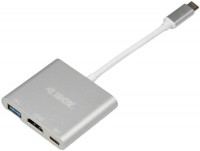 Кардридер / USB-хаб iBOX IUH3CFT1 