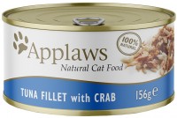 Фото - Корм для кішок Applaws Adult Canned Tuna/Crab  156 g 6 pcs