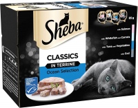 Karma dla kotów Sheba Classic Ocean Collection in Terrine Trays  144 pcs