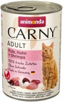 Karma dla kotów Animonda Adult Carny Turkey/Chicken/Shrimps  400 g 6 pcs