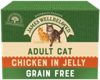 Фото - Корм для кішок James Wellbeloved Adult Cat Chicken in Jelly  12 pcs