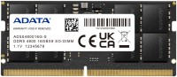 Оперативна пам'ять A-Data SO-DIMM DDR5 1x16Gb AD5S480016G-S