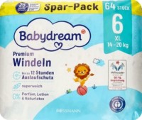 Підгузки Babydream Premium 6 / 64 pcs 