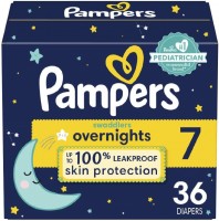 Фото - Підгузки Pampers Swaddlers Overnights 7 / 36 pcs 