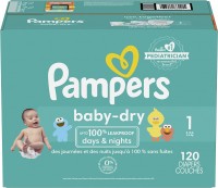 Zdjęcia - Pielucha Pampers New Baby-Dry 1 / 120 pcs 