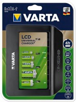 Зарядка для акумуляторної батарейки Varta LCD Universal Charger+ 