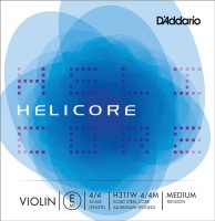 Струни DAddario Helicore Single Aluminium Wound E Violin 4/4 Medium 