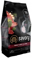 Корм для собак Savory Small Breed Rich in Fresh Turkey/Lamb 3 кг