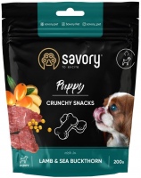 Zdjęcia - Karm dla psów Savory Crunchy Snacks Puppy Lamb 200 g 