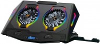 Podstawka pod laptop Conceptronic THYIA02B ERGO 2-Fan Gaming Laptop Cooling Pad with Mobile Holder, RGB 