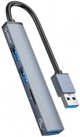 Кардридер / USB-хаб Orico AH-A12F 