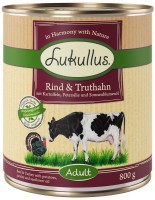 Karm dla psów Lukullus Adult Wet Food Beef/Turkey 12 szt.