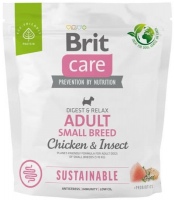 Zdjęcia - Karm dla psów Brit Care Adult Small Chicken/Insect 1 kg