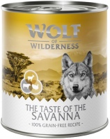 Zdjęcia - Karm dla psów Wolf of Wilderness The Taste of the Savanna 800 g 6 szt.