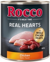 Фото - Корм для собак Rocco Real Hearts Chicken 800 g 6 шт