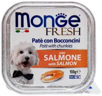 Karm dla psów Monge Fresh Pate Salmon 100 g 1 szt.