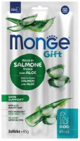 Zdjęcia - Karm dla psów Monge Gift Adult Salmon with Aloe 45 g 3 szt.