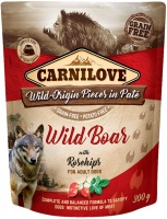 Фото - Корм для собак Carnilove Adult Wild Boar with Rosehip Pouch 300 g 1 шт