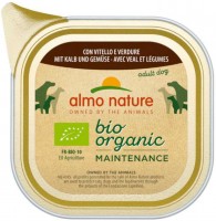 Karm dla psów Almo Nature Bio Organic Maintenance Veal/Vegetables 6 szt.