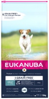 Фото - Корм для собак Eukanuba Grain Free Adult Small/Medium Breed Ocean Fish 12 кг