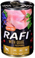 Karm dla psów Rafi Adult Grain Free Quail Canned 0.4 kg