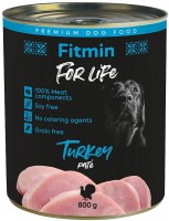 Karm dla psów Fitmin For Life Turkey Pate 1 szt. 0.8 kg