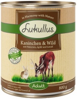 Zdjęcia - Karm dla psów Lukullus Adult Wet Food Rabbit/Game 800 g 6 szt.