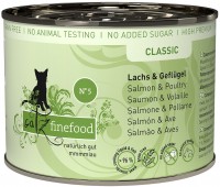 Zdjęcia - Karma dla kotów Catz Finefood Classic Canned Salmon/Poulry  200 g