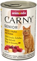 Zdjęcia - Karma dla kotów Animonda Senior Carny Beef/Chicken/Cheese 400 g 