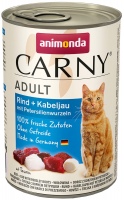 Zdjęcia - Karma dla kotów Animonda Adult Carny Beef/Cod with Parsley Roots  400 g