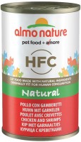 Корм для кішок Almo Nature HFC Natural Chicken/Shrimps  140 g 12 pcs