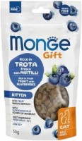 Zdjęcia - Karma dla kotów Monge Gift Kitten Trout with Blueberries 50 g 