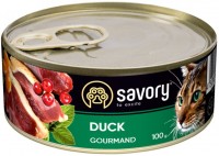 Фото - Корм для кішок Savory Adult Cat Gourmand Duck Pate  100 g