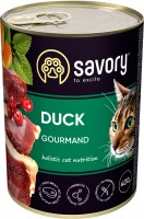 Фото - Корм для кішок Savory Adult Cat Gourmand Duck Pate  400 g