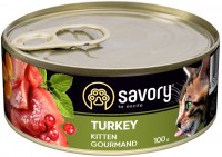 Фото - Корм для кішок Savory Kitten Turkey Pate  100 g