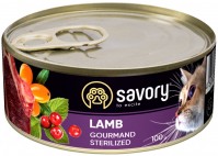 Фото - Корм для кішок Savory Cat Sterilised Lamb Pate  100 g