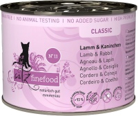 Фото - Корм для кішок Catz Finefood Classic Canned Lamb/Rabbit  200 g 6 pcs