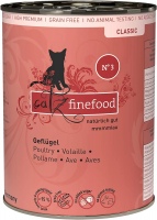 Фото - Корм для кішок Catz Finefood Classic Canned Poultry  400 g 6 pcs