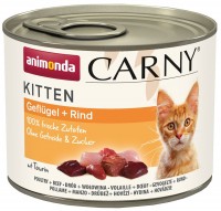 Zdjęcia - Karma dla kotów Animonda Kitten Carny Poultry/Beef  200 g 12 pcs