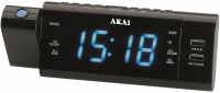 Радіоприймач / годинник Akai ACR-3888 
