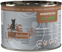 Karma dla kotów Catz Finefood Monoprotein Canned Wild Boar 200 g  6 pcs