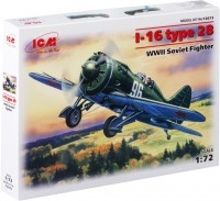 Zdjęcia - Model do sklejania (modelarstwo) ICM I-16 type 28 (1:72) 