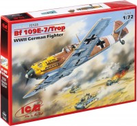 Фото - Збірна модель ICM Messerschmitt Bf 109E-7/Trop (1:72) 