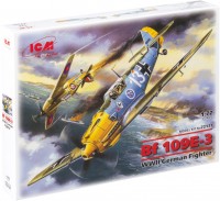 Фото - Збірна модель ICM Messerschmitt Bf 109E-3 (1:72) 