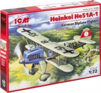 Фото - Збірна модель ICM Heinkel He 51A-1 (1:72) 