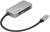 Zdjęcia - Czytnik kart pamięci / hub USB Sandberg USB-C Multi Card Reader Pro 